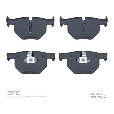 Dynamic Friction Co DFC 3000 Semi-Metallic Brake Pads - Dynamic Friction Company 1311-1042-00 1311-1042-00